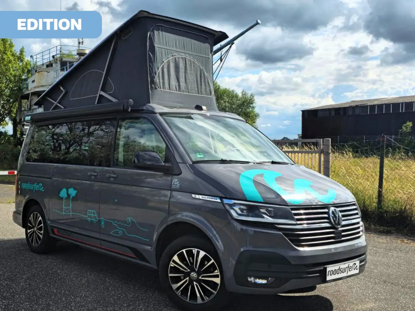 Volkswagen T6.1 California Ocean Edition Camper mit fester Kü Noir - 1