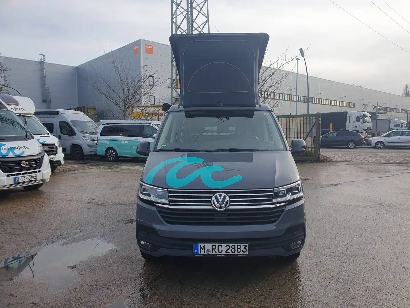 Volkswagen T6.1 California Ocean Edition Camper mit fester Kü Zwart - 2