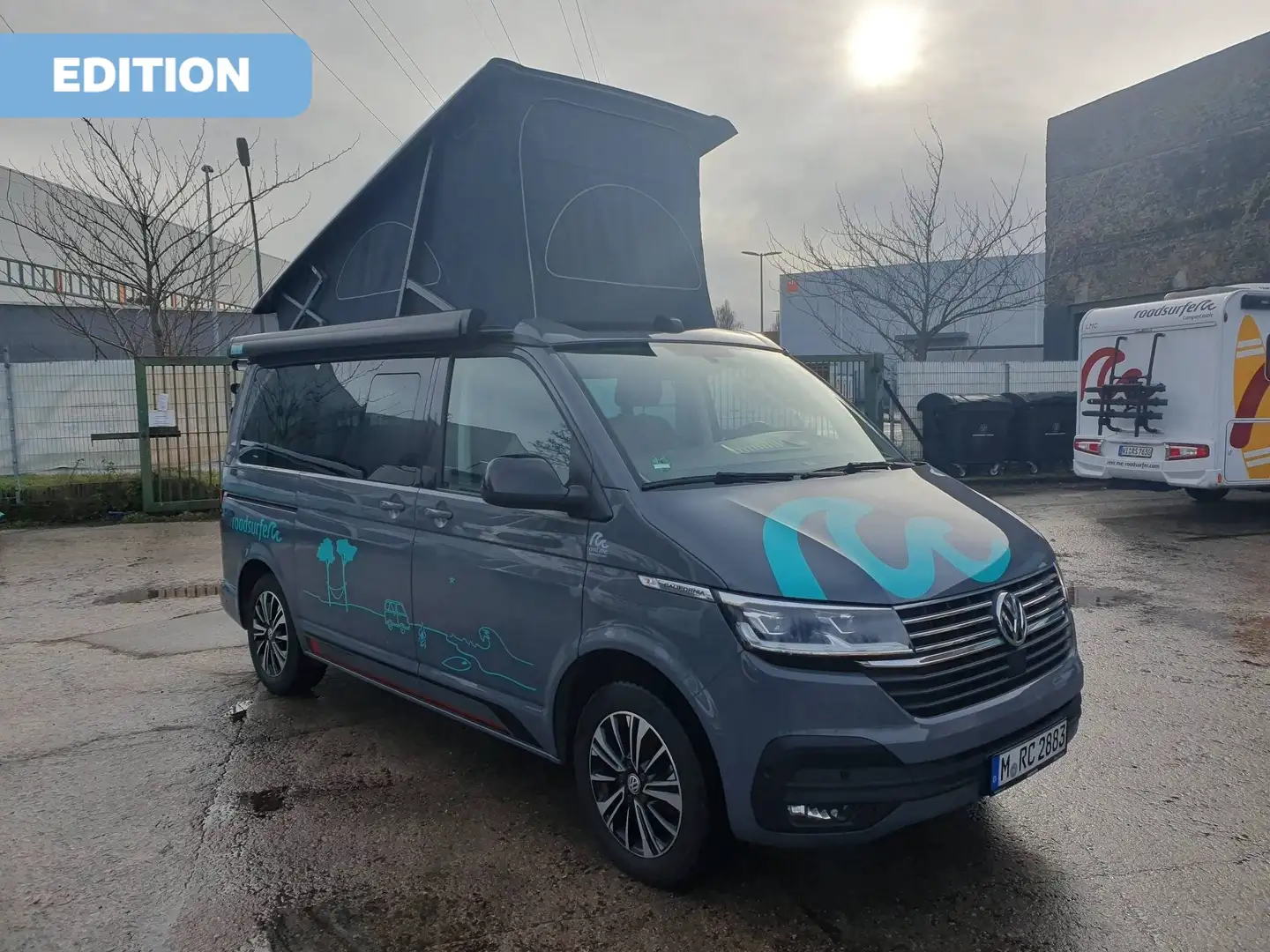 Volkswagen T6.1 California Ocean Edition Camper mit fester Kü Zwart - 1
