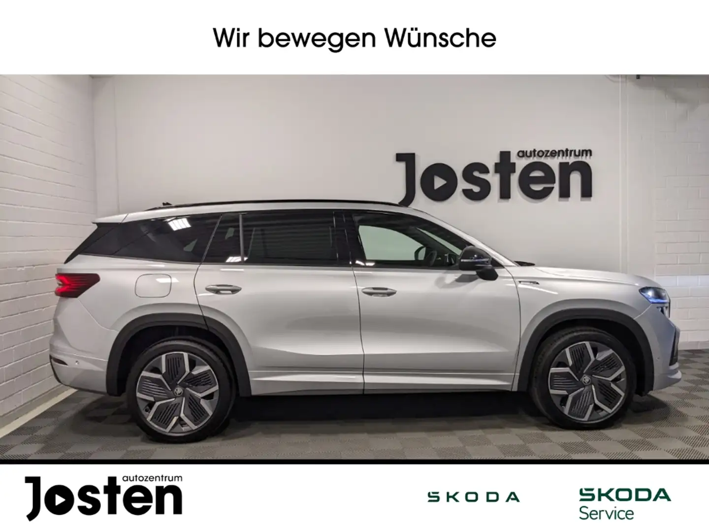 Skoda Kodiaq Sportline 2.0TDI 4x4 DCC+ FahrAss+ AHK Pano 20''- Argent - 2