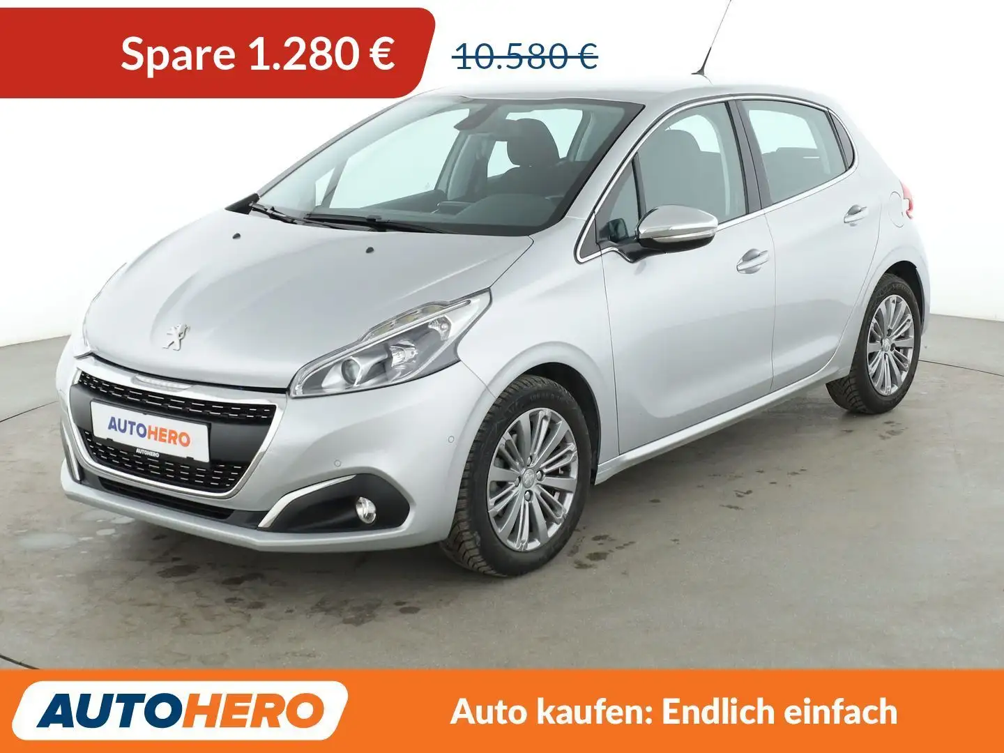 Peugeot 208 1.2 PureTech Allure *NAVI*PDC*TEMPO*ALU* Grau - 1