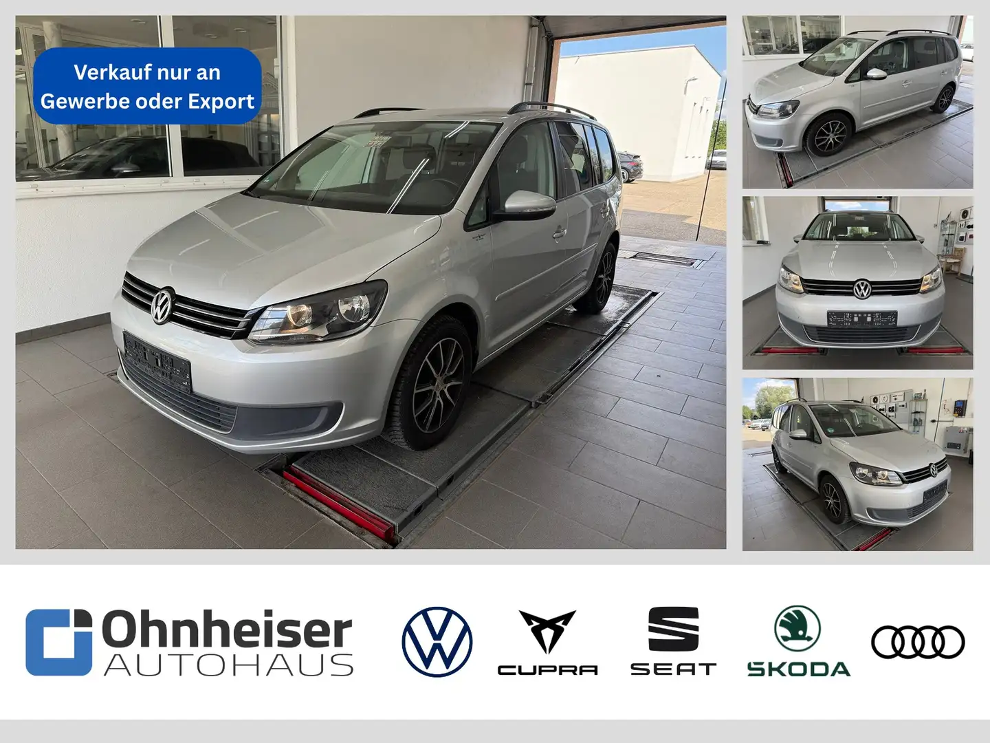 Volkswagen Touran 1.4 TSI Comfortline 7-Sitzer*AHK*Climatroni Zilver - 1