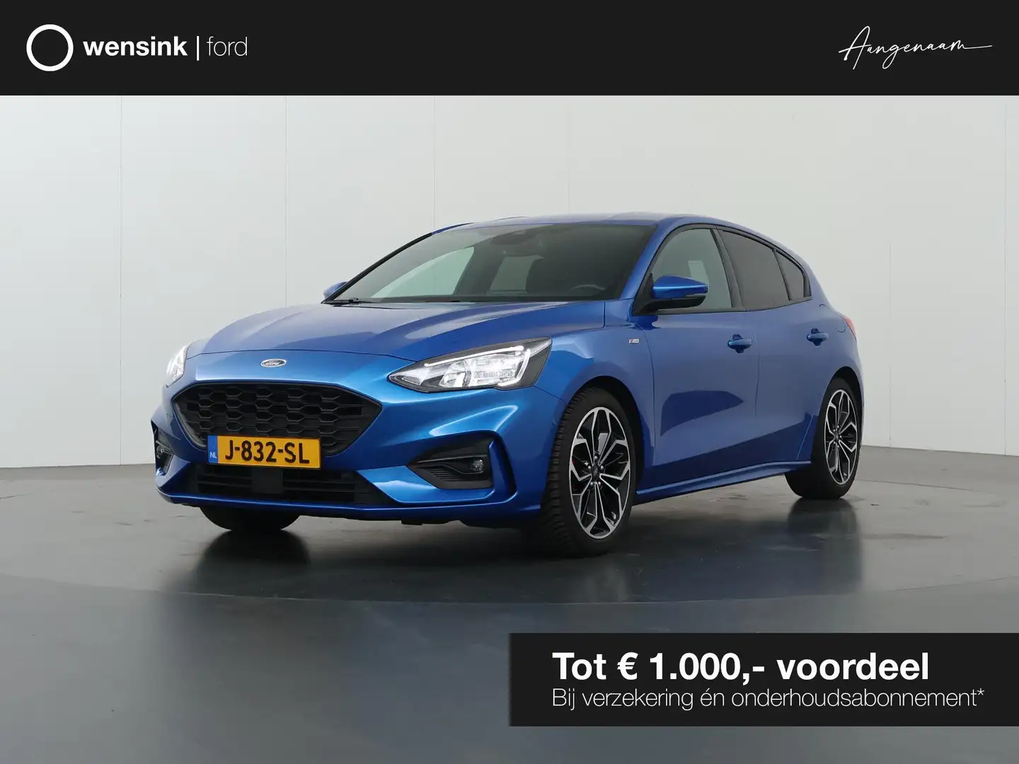 Ford Focus 1.0 EcoBoost Hybrid ST Line X Business | Trekhaak Blu/Azzurro - 1