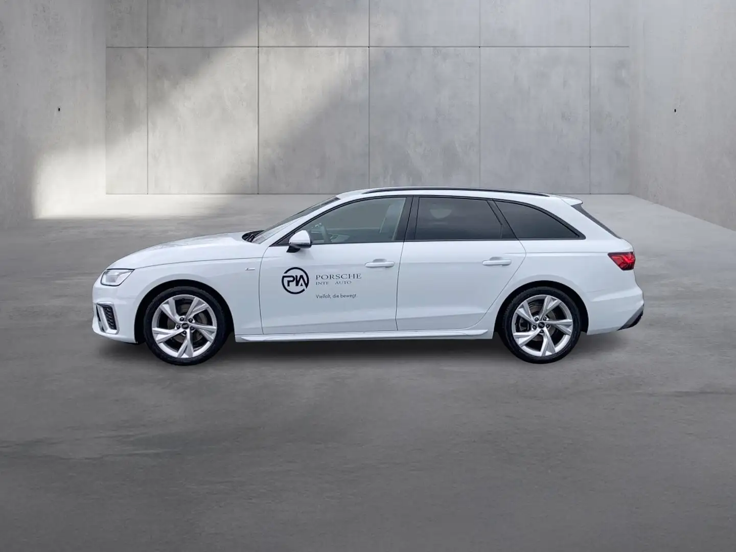Audi A4 40 TDI quattro S line Weiß - 2