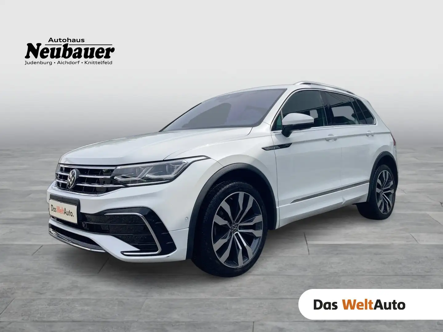 Volkswagen Tiguan R-Line TDI 4MOTION DSG Weiß - 1