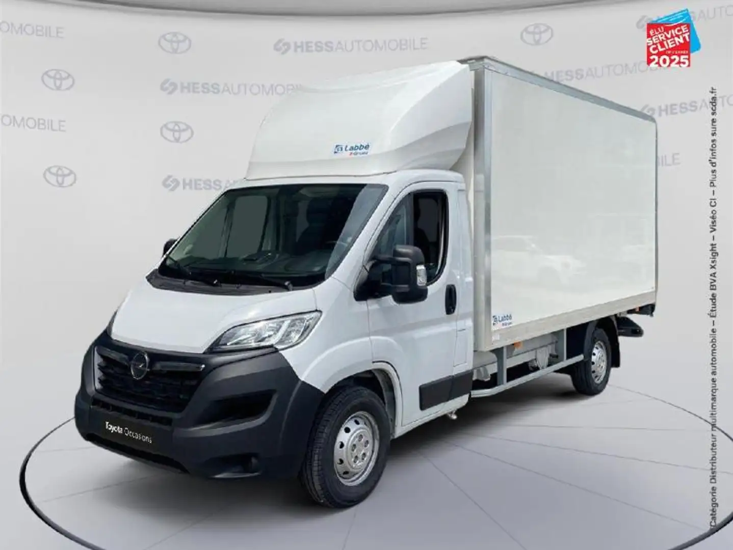Opel Movano L3 3.5 Maxi 140ch BlueHDi S\u0026S Hayon + Auvent Blanc - 1