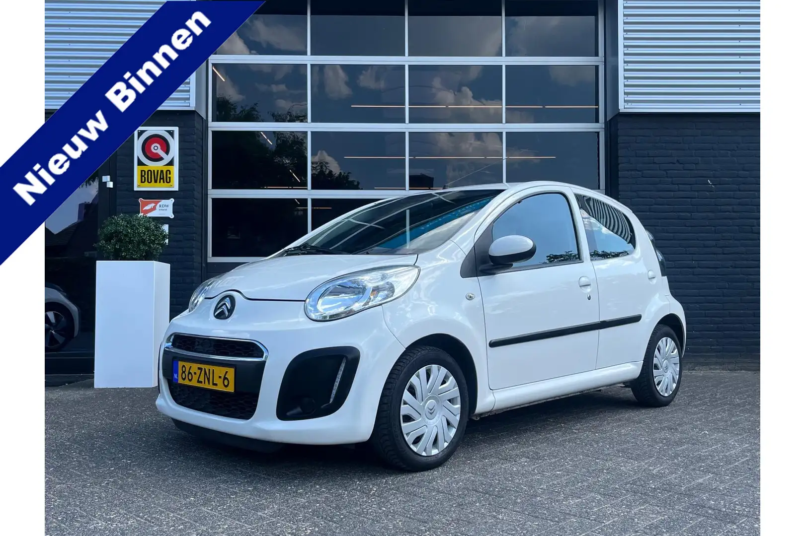 Citroen C1 1.0 Collection, Airco, Bluetooth, 5 drs, NAP Weiß - 1