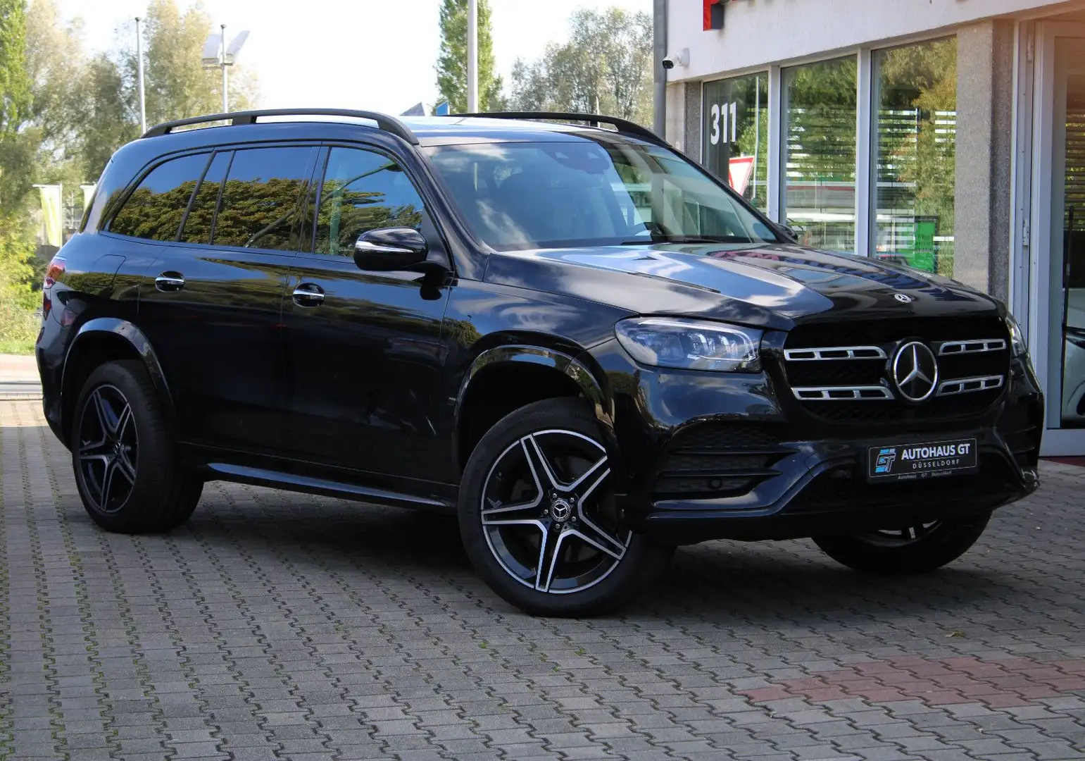 Mercedes-Benz GLS 400 d 4M/AMG/Night/Glasd/Burme/Airmat/360°Kam Schwarz - 1