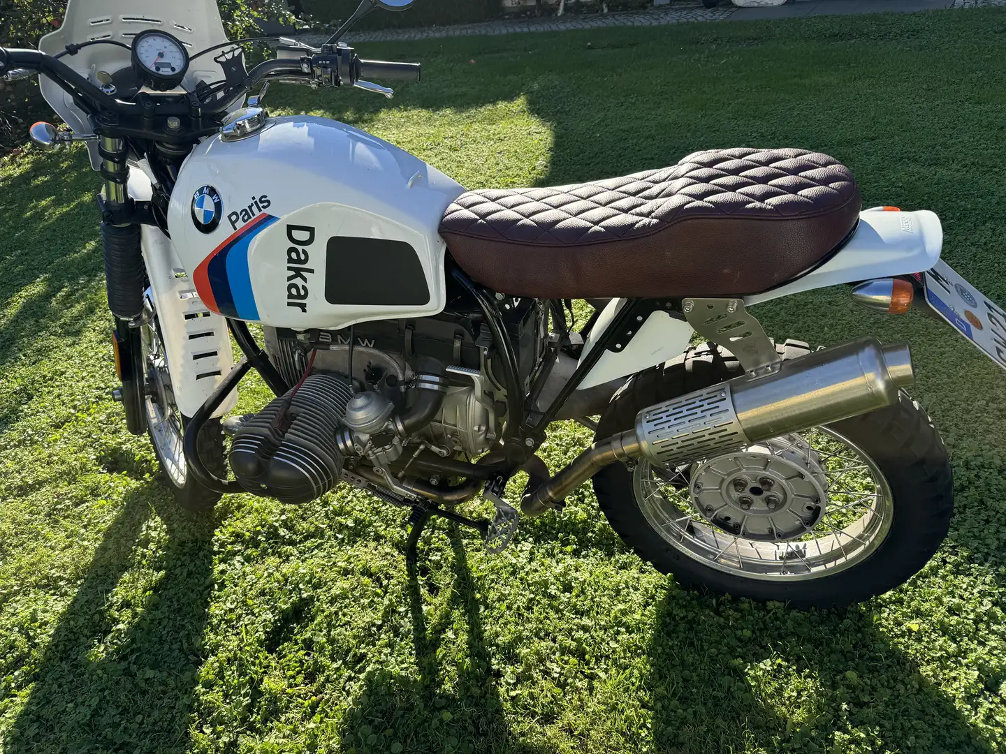 BMW R 100 GS mit Siebenrock in Dekor Paris Dakar - 2