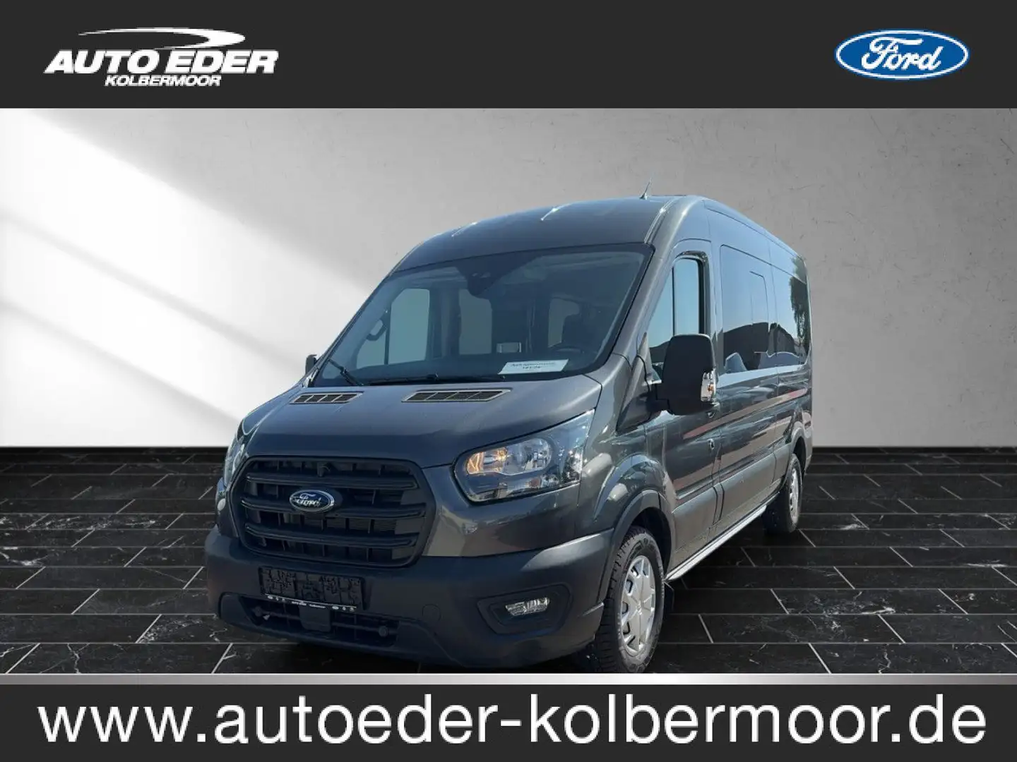Ford Transit Kombi Trend 350 L3 8-Sitzer Bluetooth Grau - 1