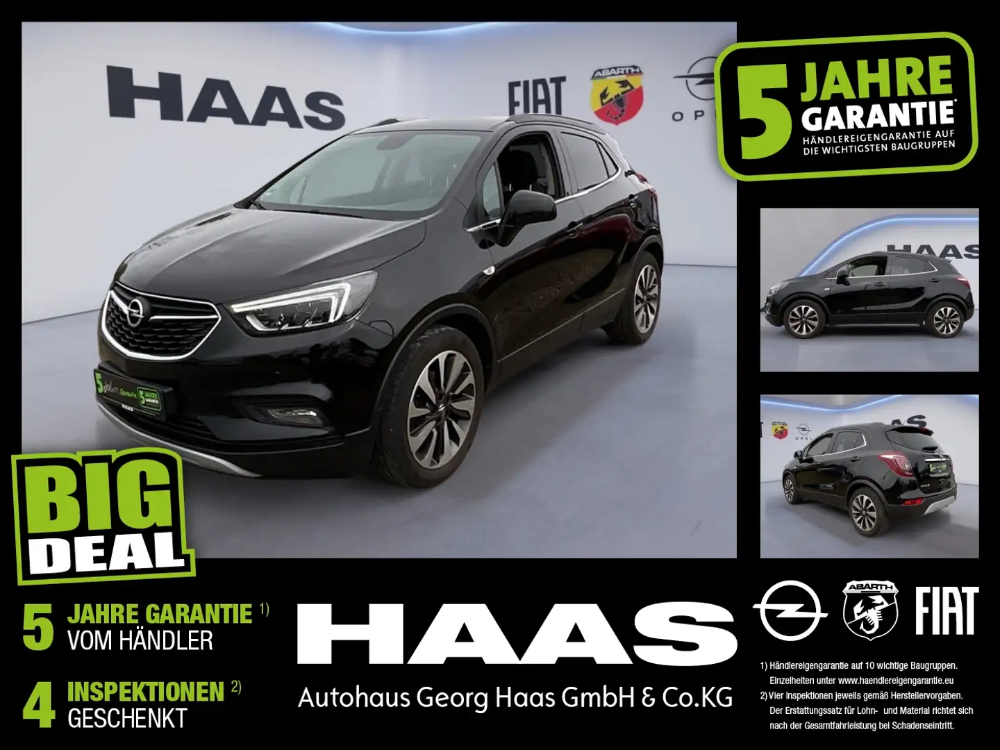 Opel Mokka X 1.4 Turbo Innovation Navi, LM, LED Schwarz - 1