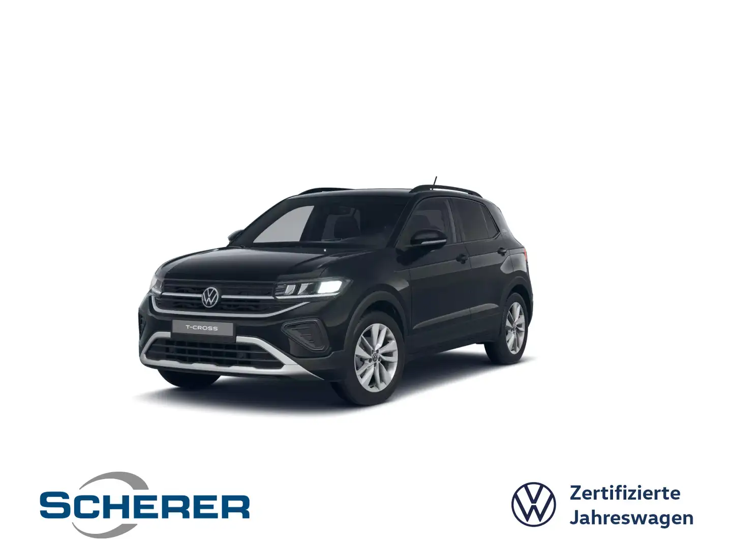 Volkswagen T-Cross GOAL 1.0 TSI DSG LED NAVI AHK PARK ASSIS Schwarz - 1