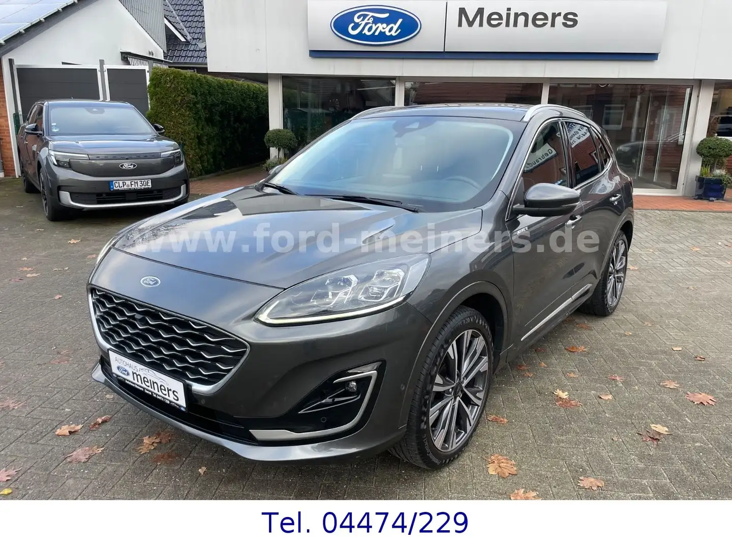 Ford Kuga 2.0 EcoBlue AWD Aut. Vignale *Pano+ACC++* Gris - 1