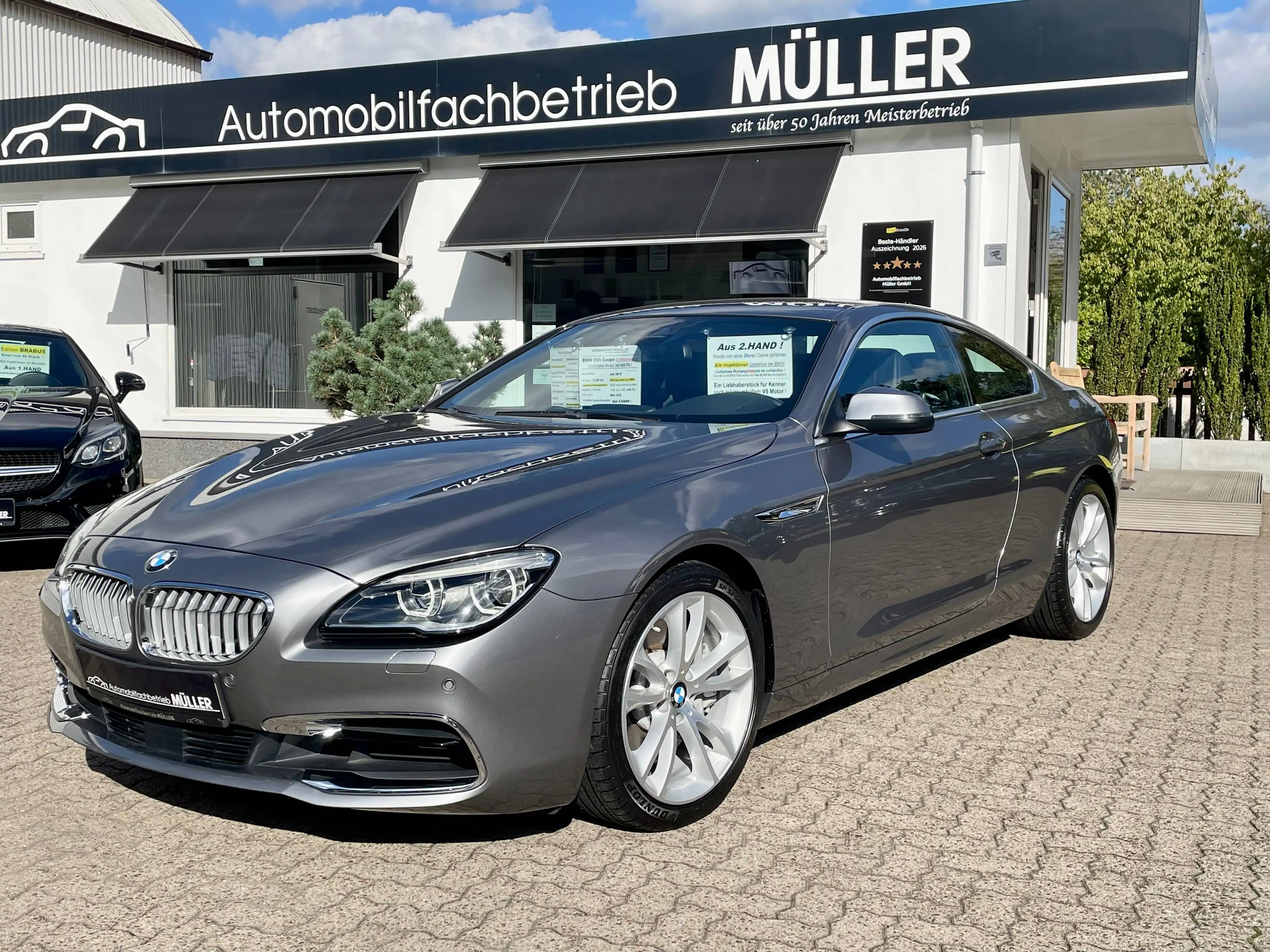 BMW 650 650i Coupe /Deutsches Fzg+2.Hand+Orig.ZUSTAND ! +Alle INSP.bei BMW +lückenlose Historie vorhanden