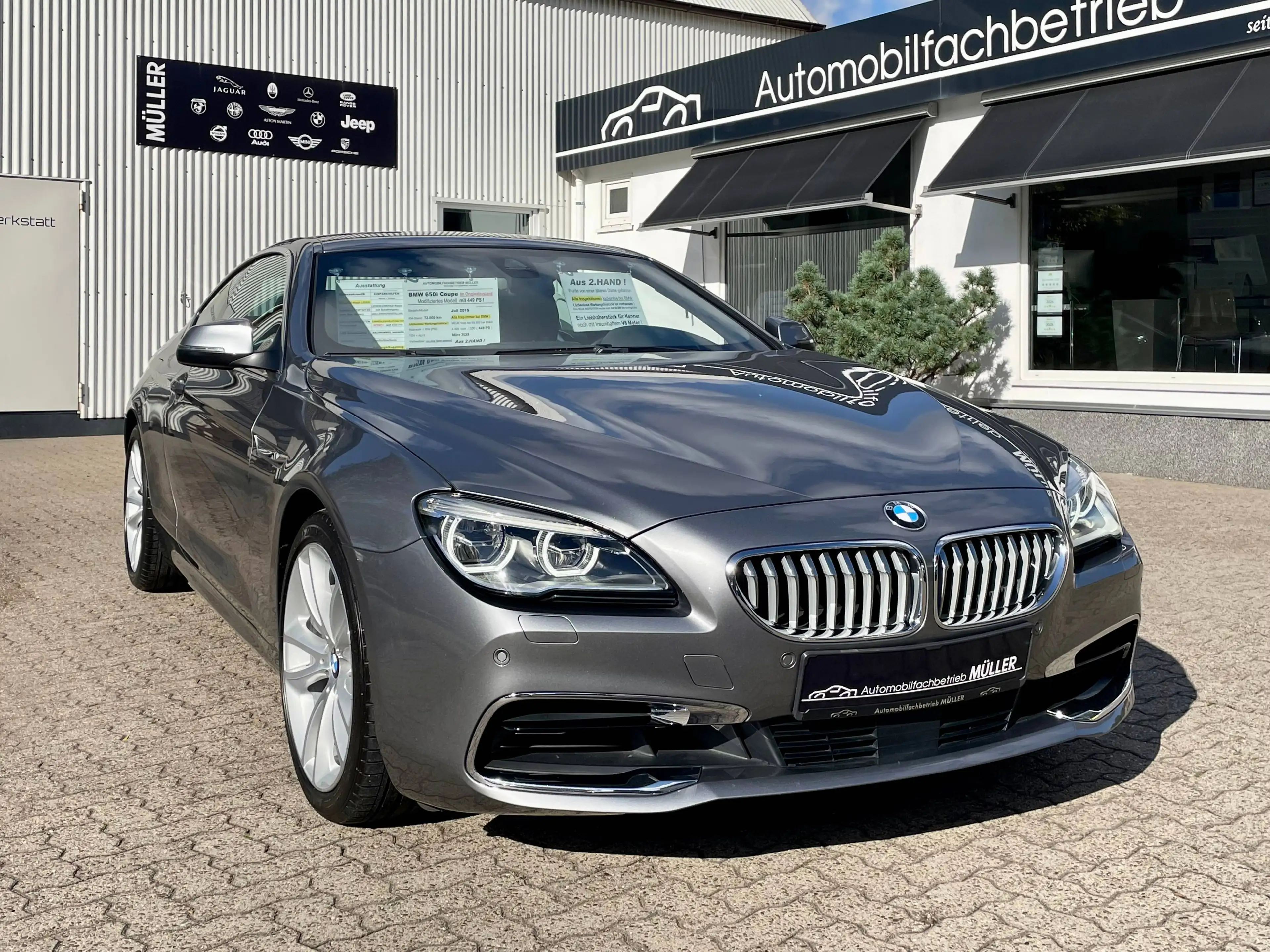 BMW 650 650i Coupe /Deutsches Fzg+2.Hand+Orig.ZUSTAND ! +Alle INSP.bei BMW +lückenlose Historie vorhanden — photo 10