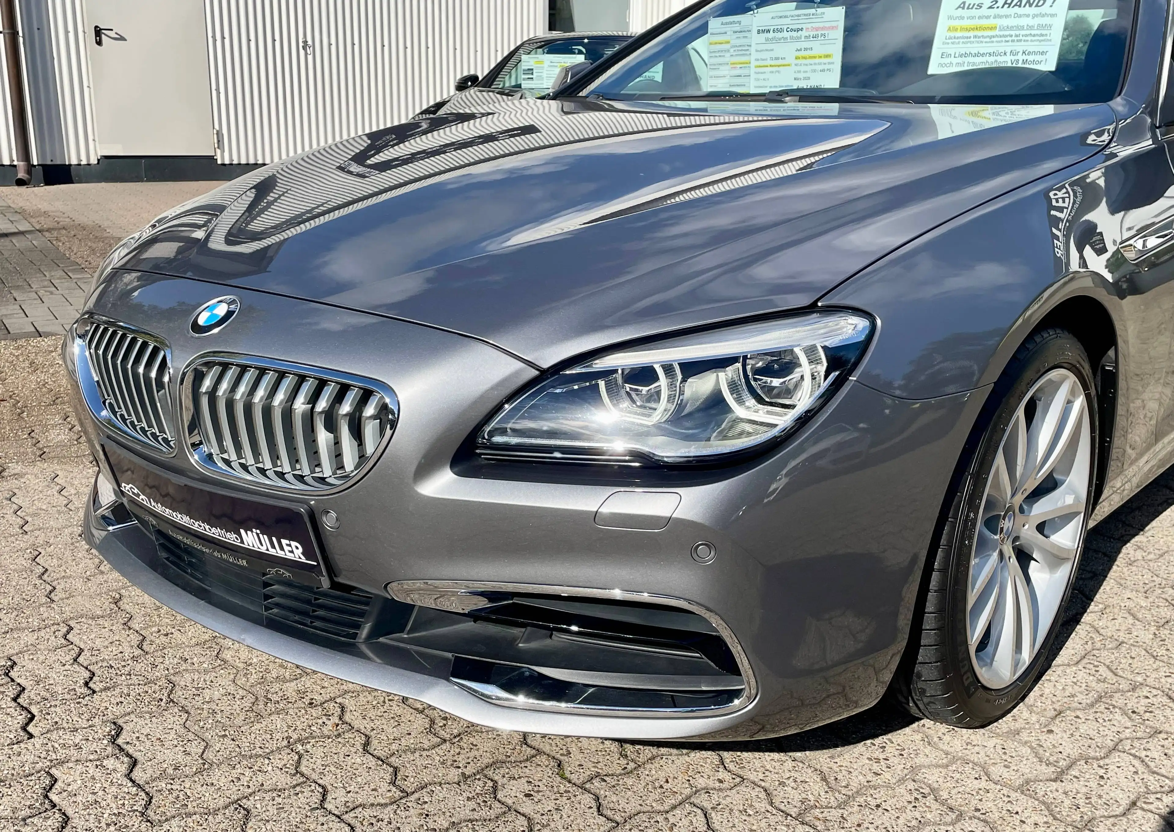 BMW 650 650i Coupe /Deutsches Fzg+2.Hand+Orig.ZUSTAND ! +Alle INSP.bei BMW +lückenlose Historie vorhanden — photo 8