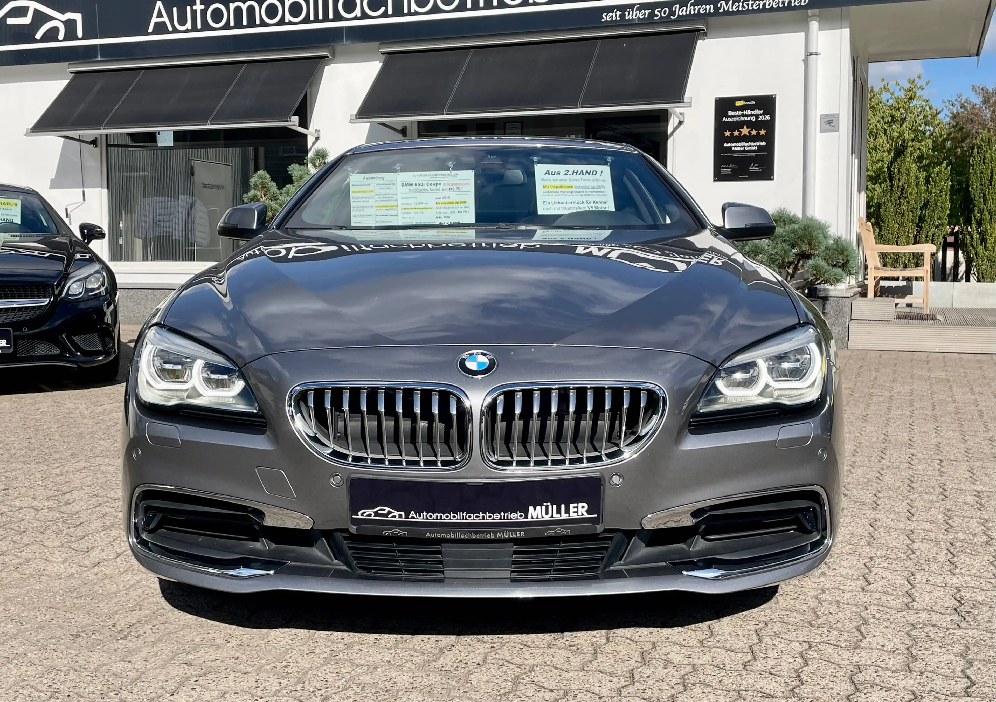 BMW 650 650i Coupe /Deutsches Fzg+2.Hand+Orig.ZUSTAND ! +Alle INSP.bei BMW +lückenlose Historie vorhanden — photo 7