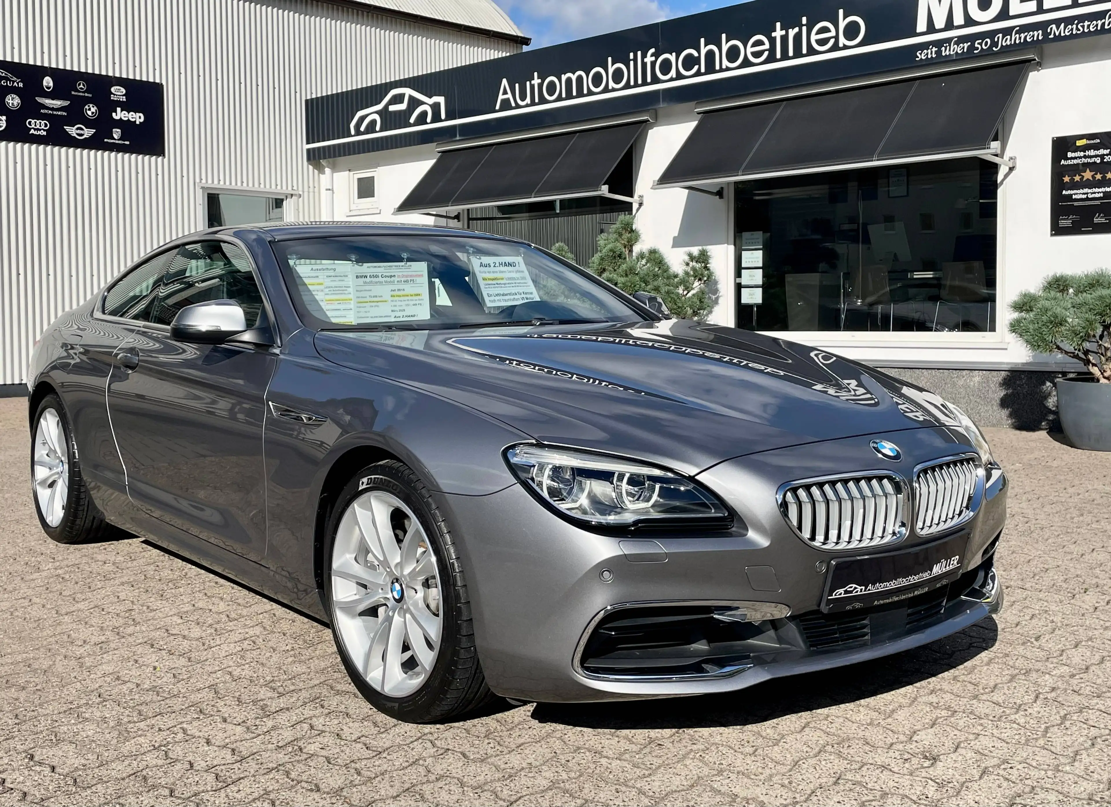 BMW 650 650i Coupe /Deutsches Fzg+2.Hand+Orig.ZUSTAND ! +Alle INSP.bei BMW +lückenlose Historie vorhanden — photo 9