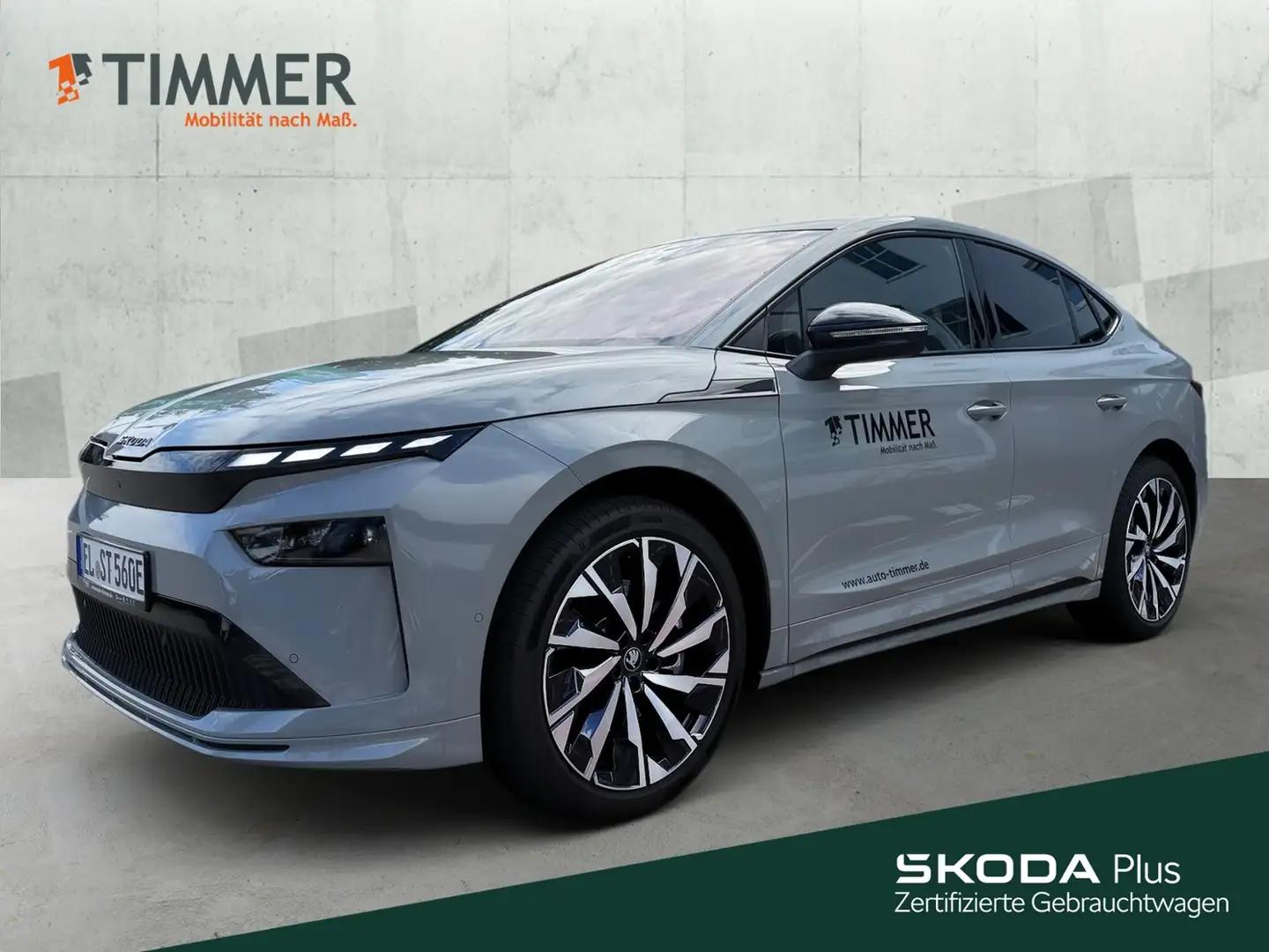 Skoda Enyaq Coupé 85 Sportline *MAXX*AHK*MATRIX*TRANSPORT* Grau - 1