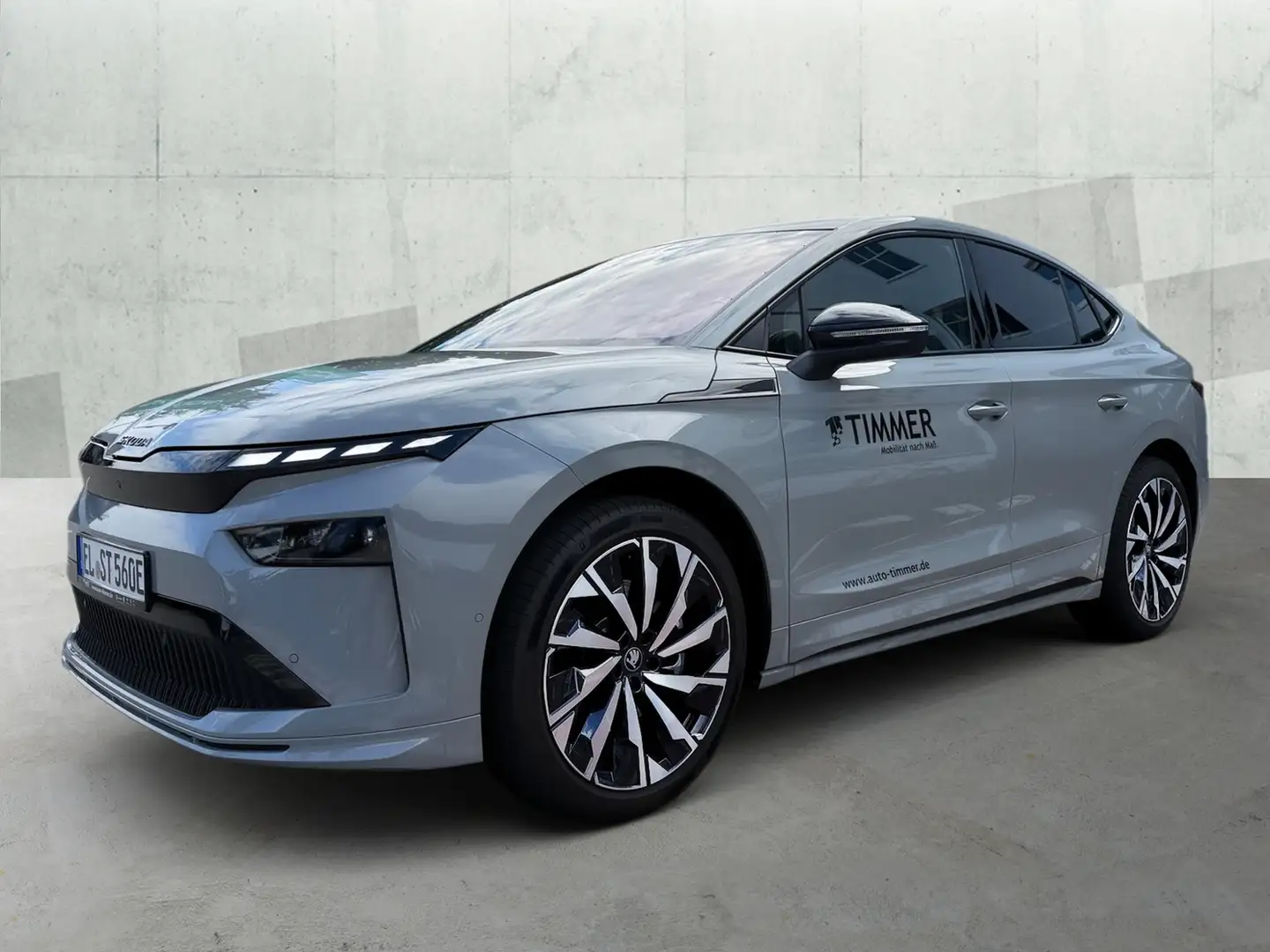 Skoda Enyaq Coupé 85 Sportline *MAXX*AHK*MATRIX*TRANSPORT* Grau - 2