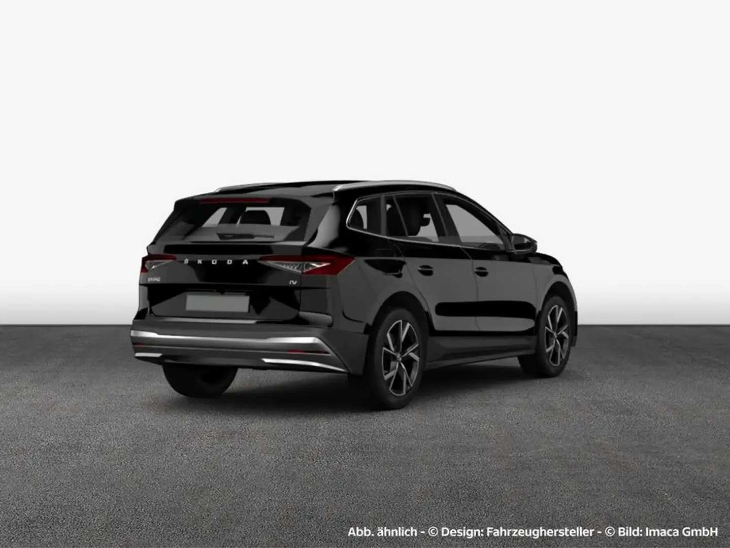 Skoda Enyaq iV 60 *AHK/LED/Klima* Schwarz - 2