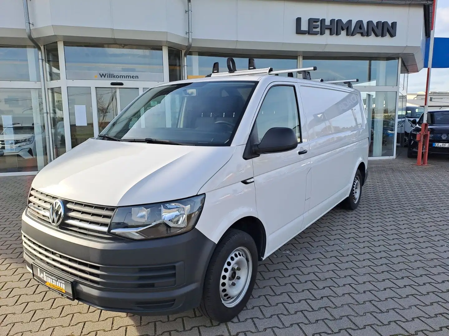 Volkswagen T6 Transporter Kasten Navi Sortimo Leiterhalter Weiß - 1