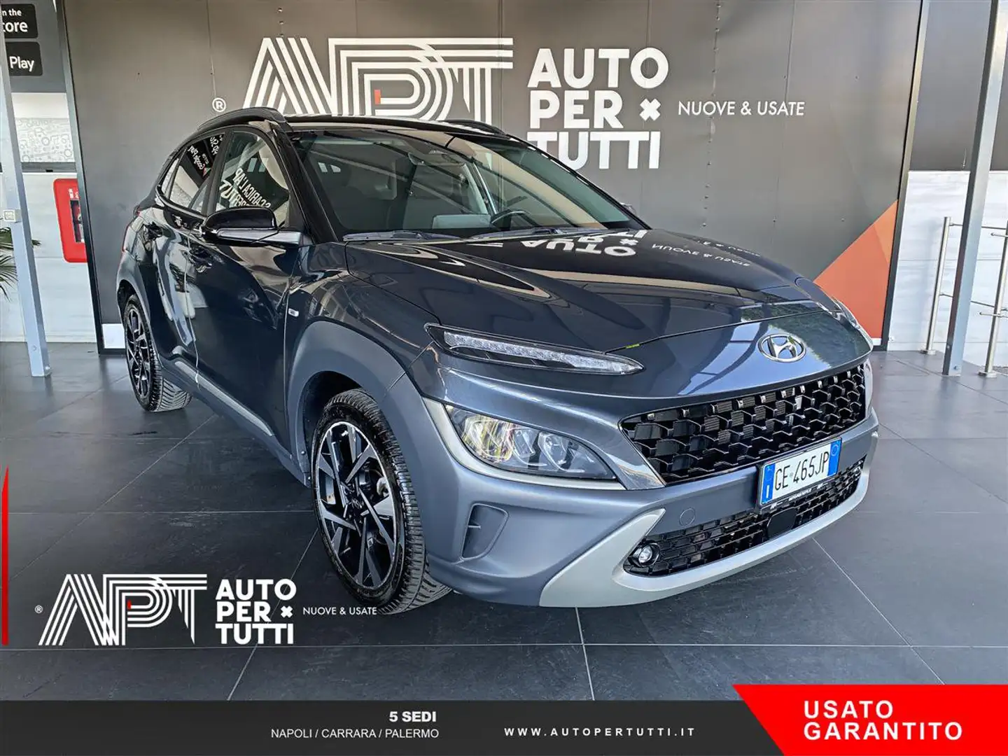 Hyundai KONA Kona 1.0 t-gdi 48V Xline 2wd 120cv imt Grijs - 2