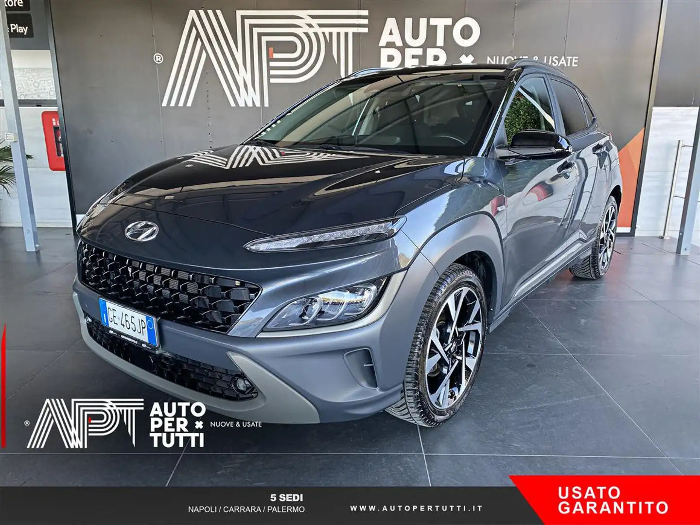 Hyundai KONA Kona 1.0 t-gdi 48V Xline 2wd 120cv imt Grijs - 1
