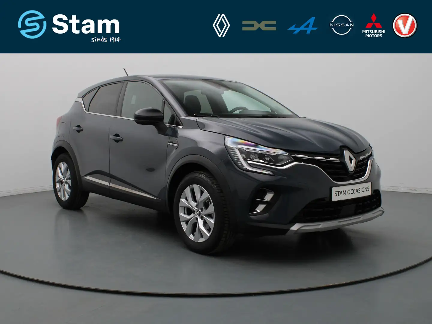 Renault Captur 100pk TCe Intens Cruise | Climate | Carplay | Navi Blauw - 1