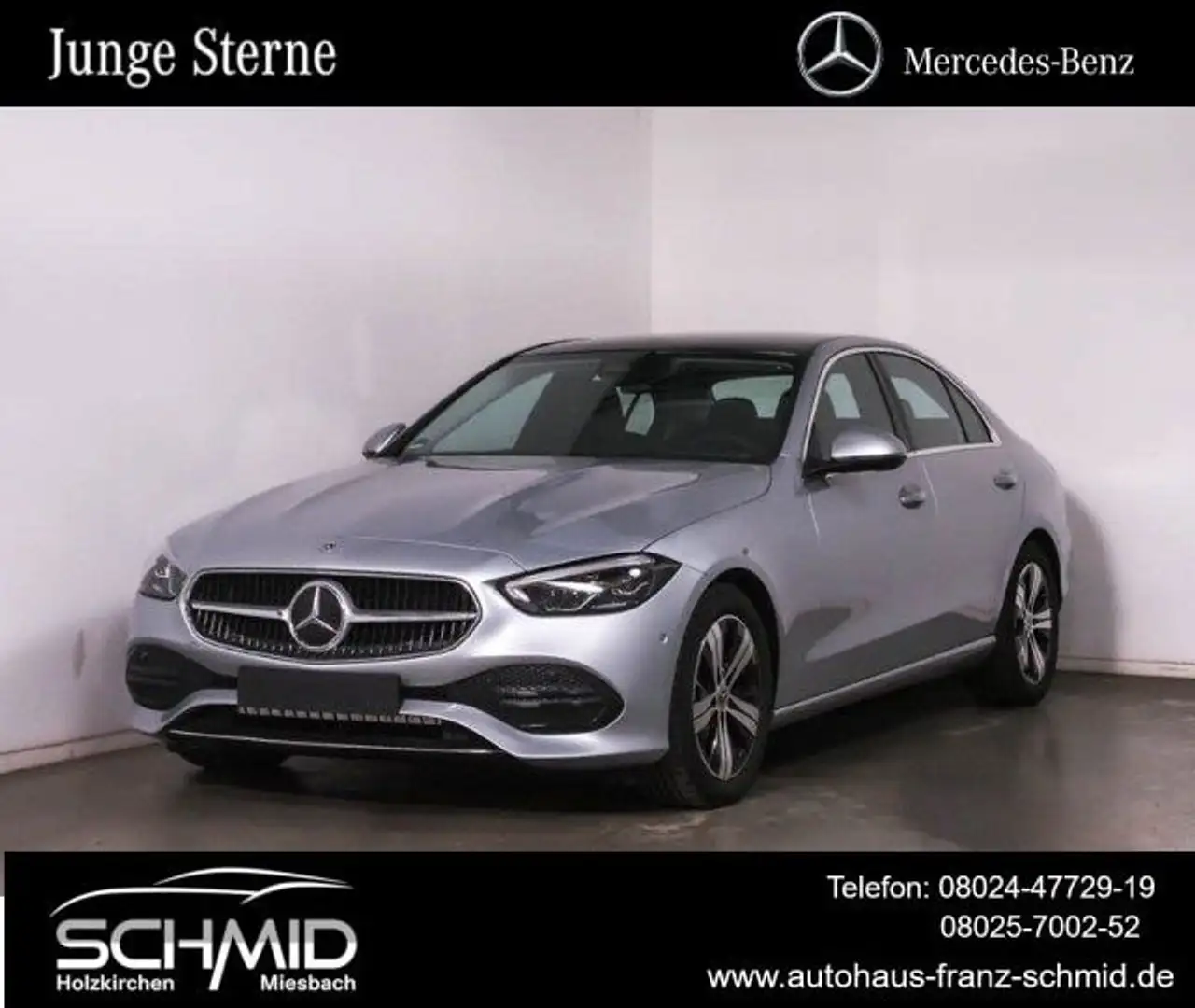 Mercedes-Benz C 200 Avantgarde Adv Pano AHK Winter Kamera LED Silber - 1