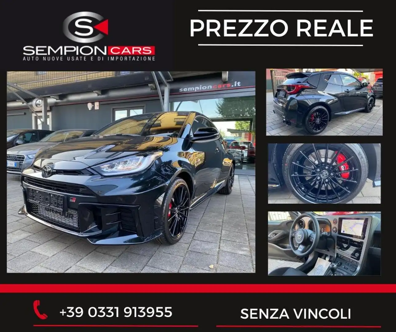 Toyota Yaris GR 1.6 Circuit 280cv RESTYLING Pronta Consegna Zwart - 1