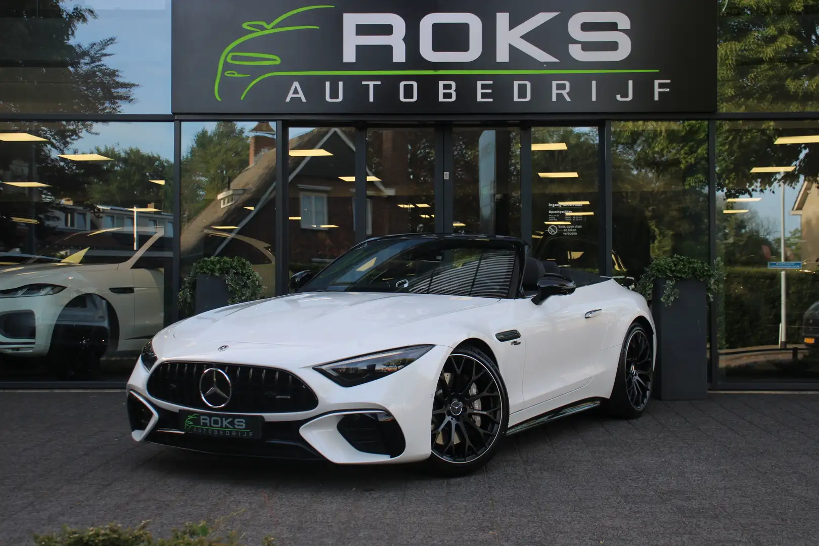 Mercedes-Benz SL 43 AMG Roadster Nightpakket/V8-Styling/PremiumPlus/Burmes Alb - 1