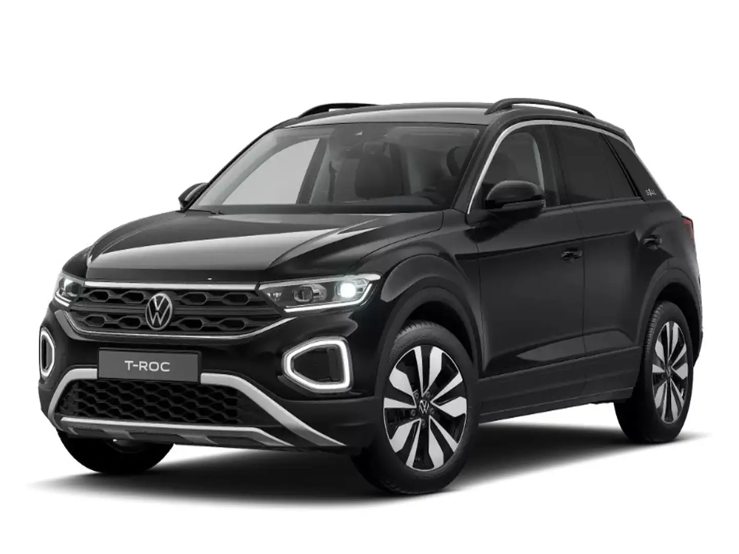 Volkswagen T-Roc 2.0 TDI DSG Goal Schwarz - 2