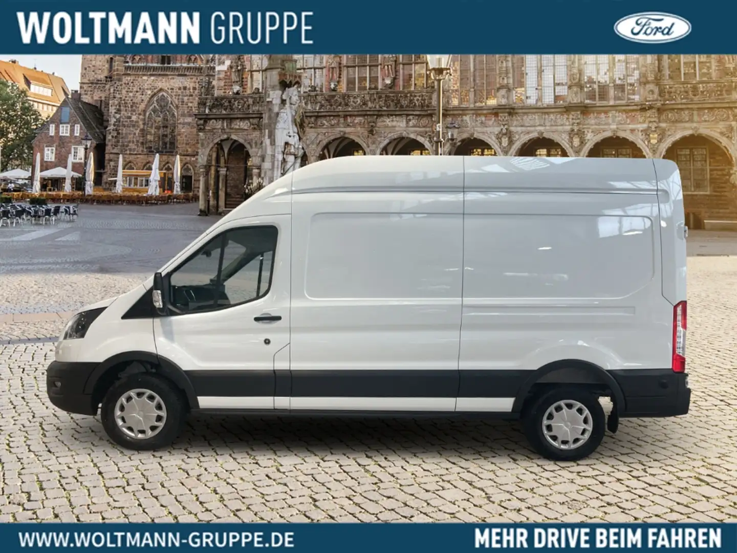 Ford Transit Kasten E 350 L3 Trend Elektrom. Navi Klima DAB SHZ Weiß - 1
