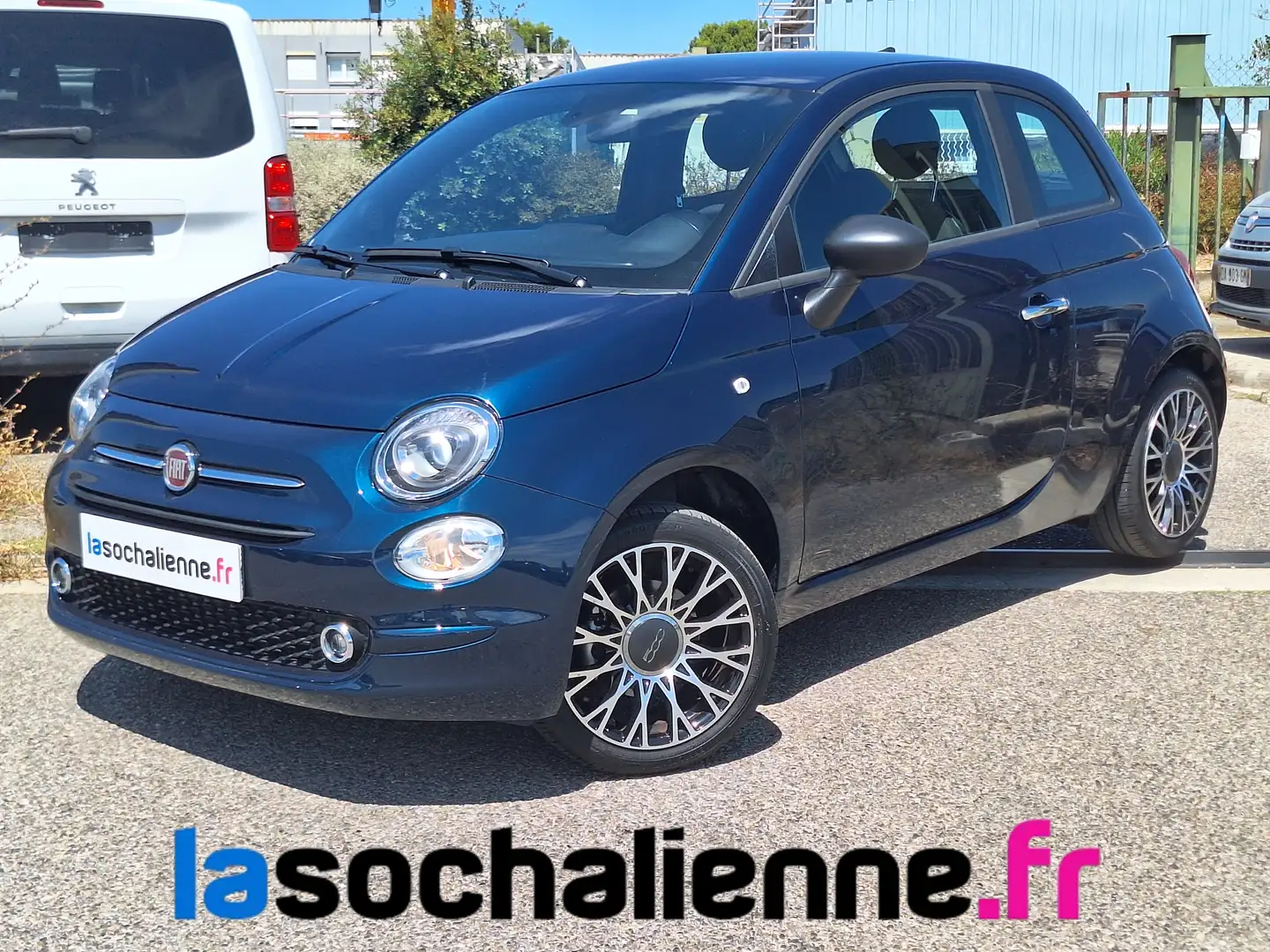 Fiat 500 1.0 70 ch Hybride BSG S/S Bleu - 1