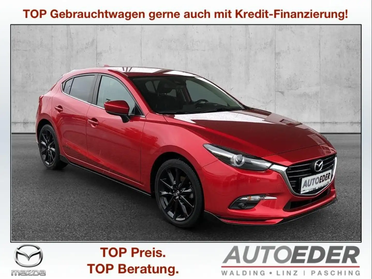 Mazda 3 Mazda3 Sport G120 Revolution Rood - 1