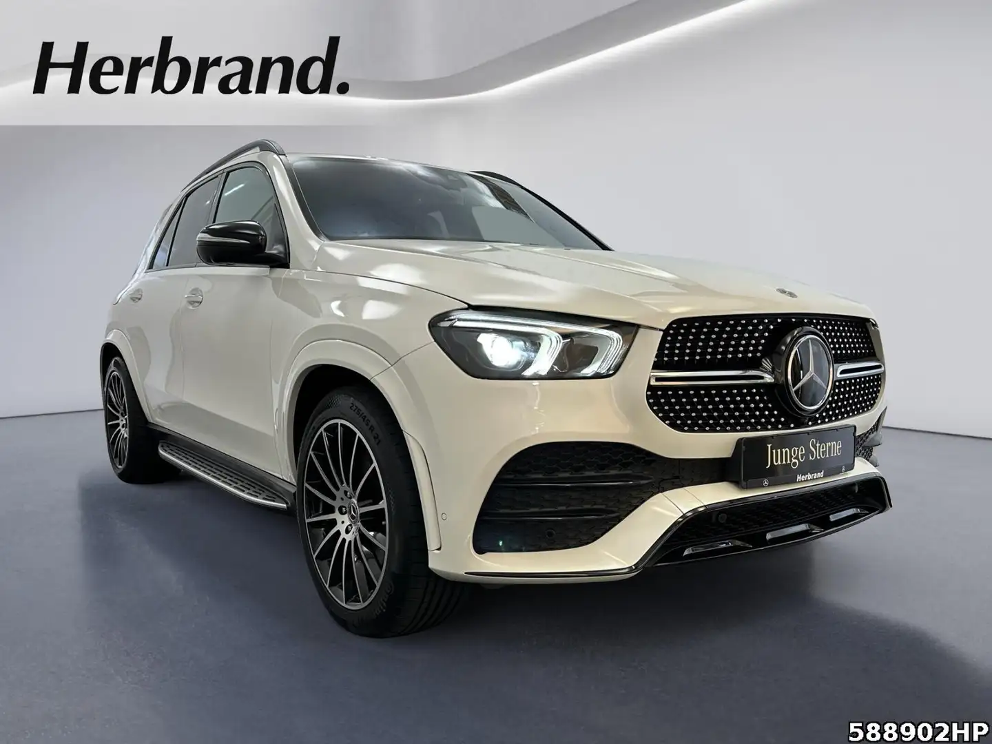 Mercedes-Benz GLE 350 de 4M AMG  AHK 21"LM Memory 360° DISTRO. Blanco - 2