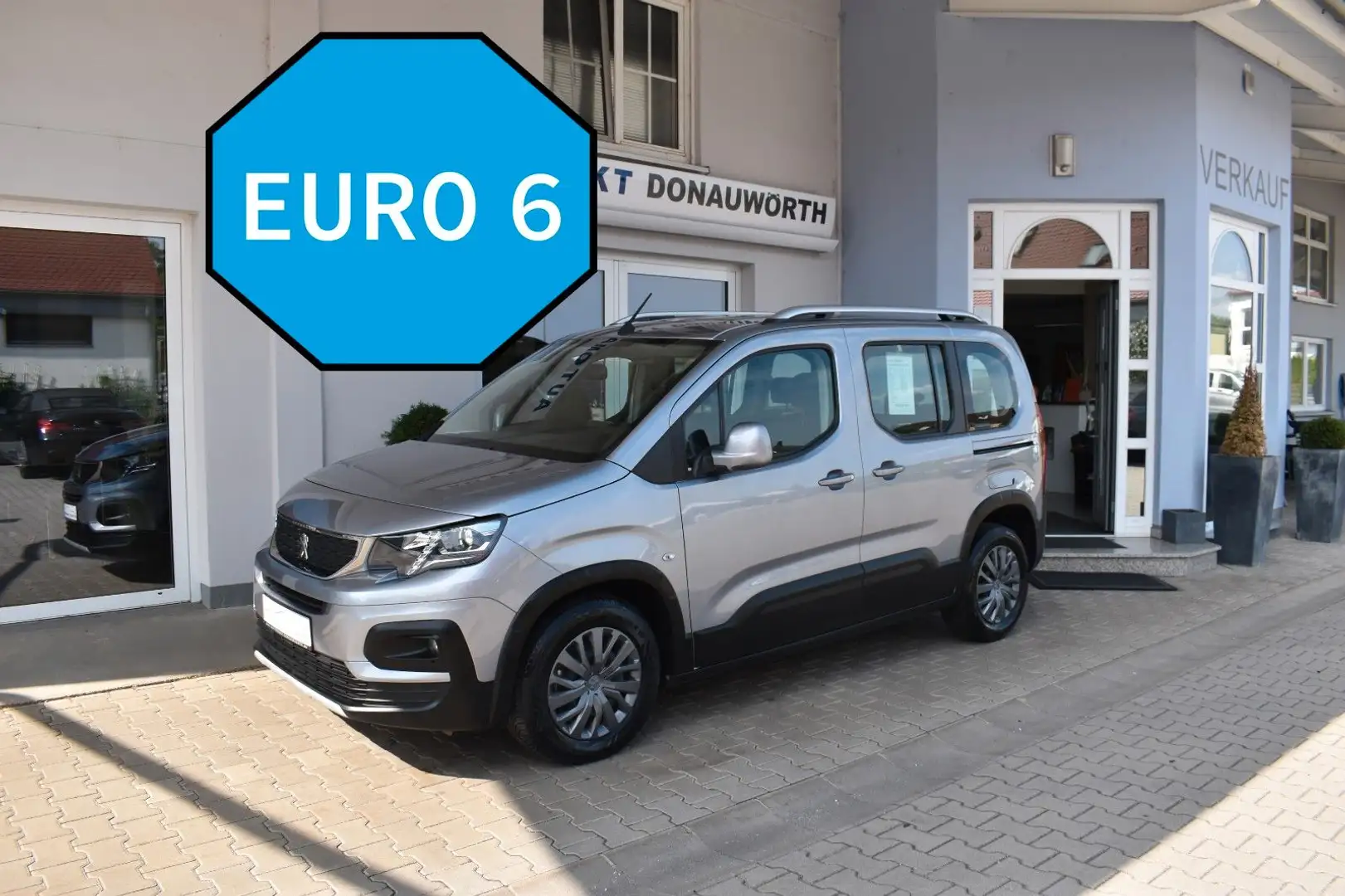 Peugeot Rifter BlueHDI 130 L1 Allure Sitzhz Tempomat PDC Grijs - 2