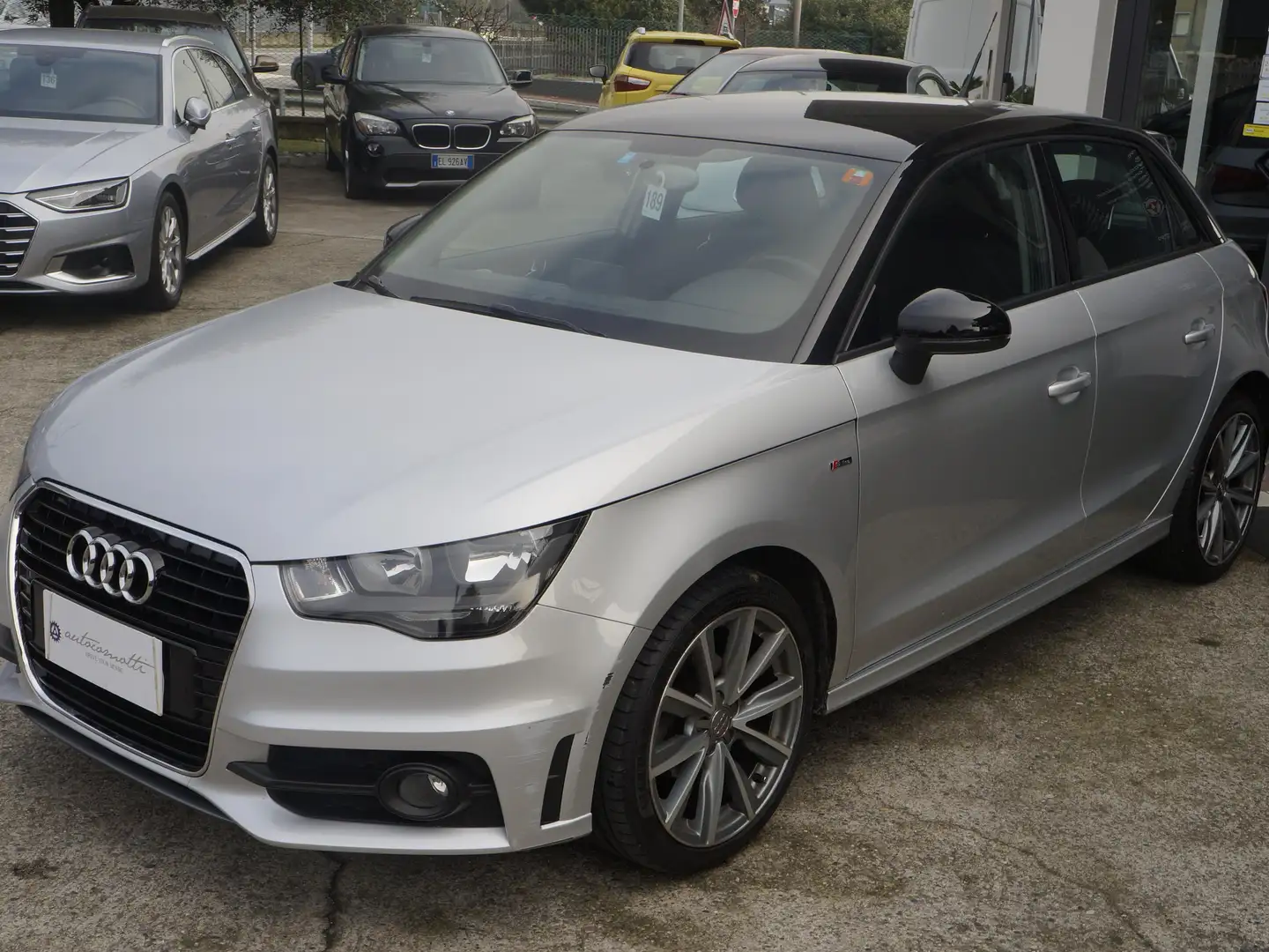 Audi A1 Sportback 1.6 tdi S Line Edition 90cv Argento - 1