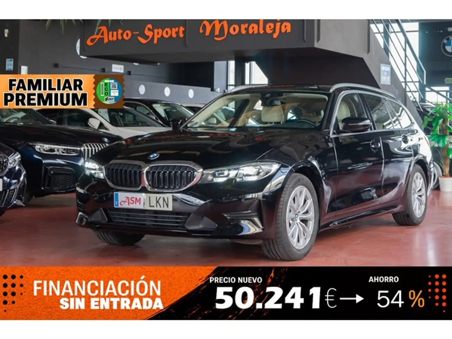 BMW 318 318dA Touring Negro - 1