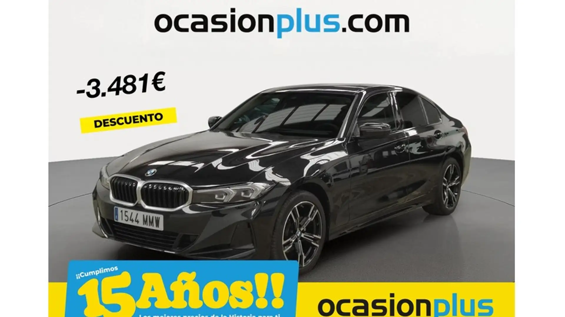 BMW 320 320dA Negro - 1