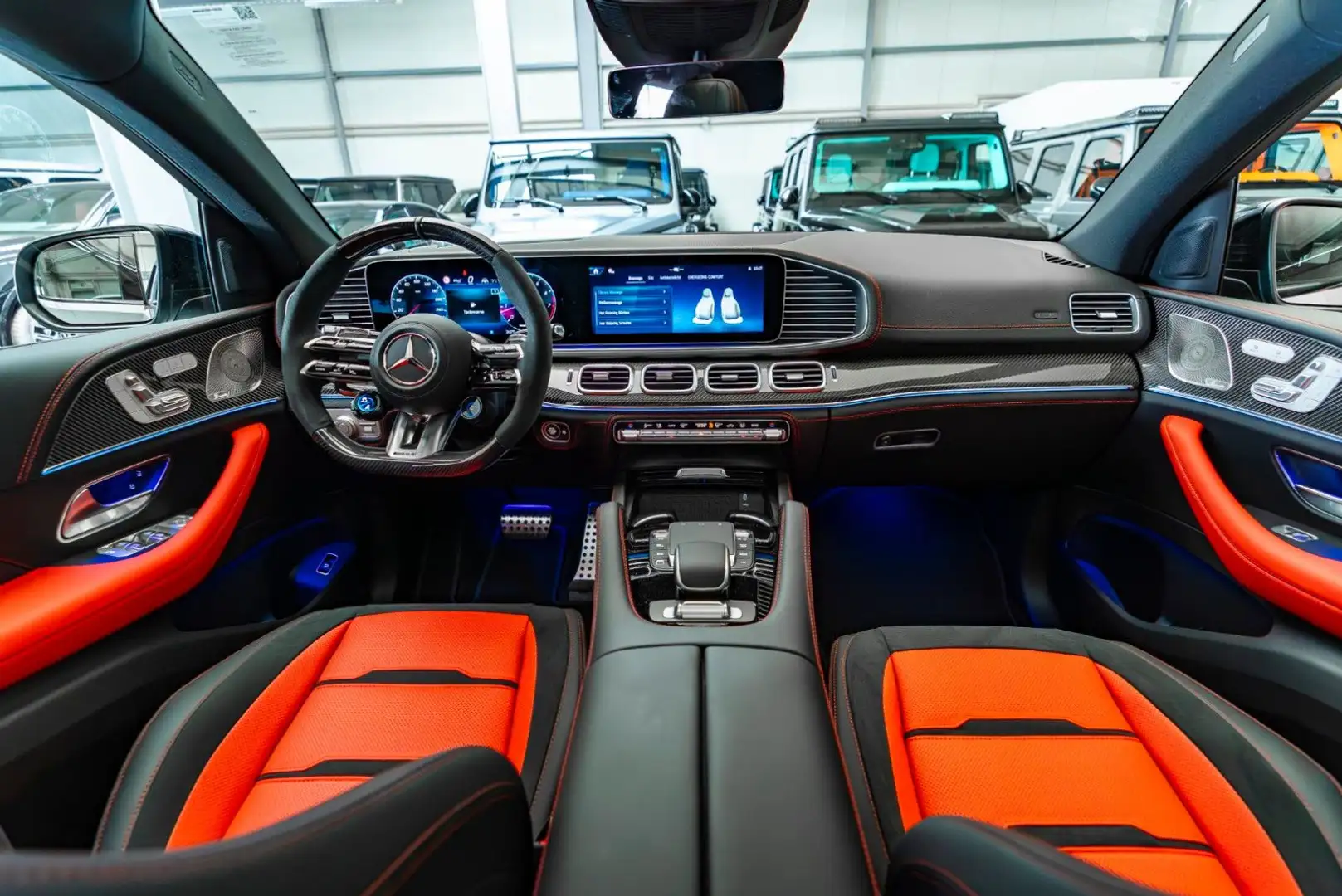 Mercedes-Benz GLE 53 AMG 4M+ Coupe / PREM + / Leather RED Gris - 2