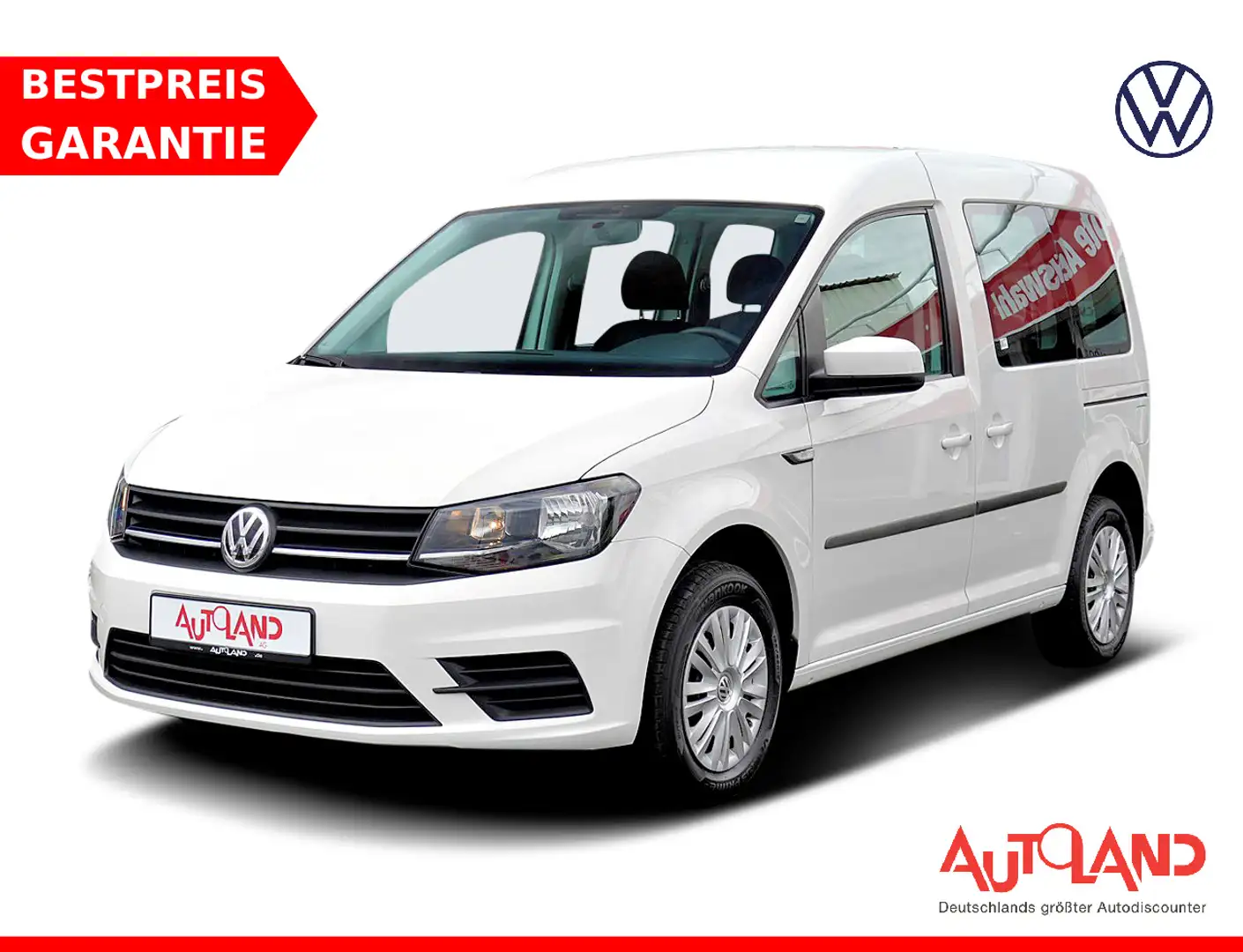 Volkswagen Caddy 1.2 TSI BMT Family Klima Tempomat Navi USB Weiß - 1