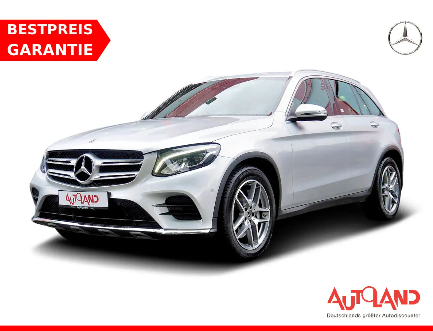 Mercedes-Benz GLC 350 GLC 350d 4Matic LED Standhzg. HuD Silber - 1