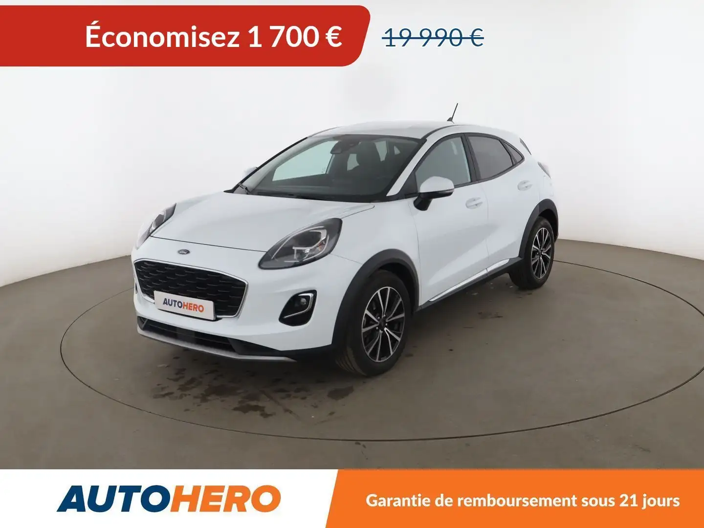 Ford Puma 1.0 Flexifuel Titanium BVM6 White - 1