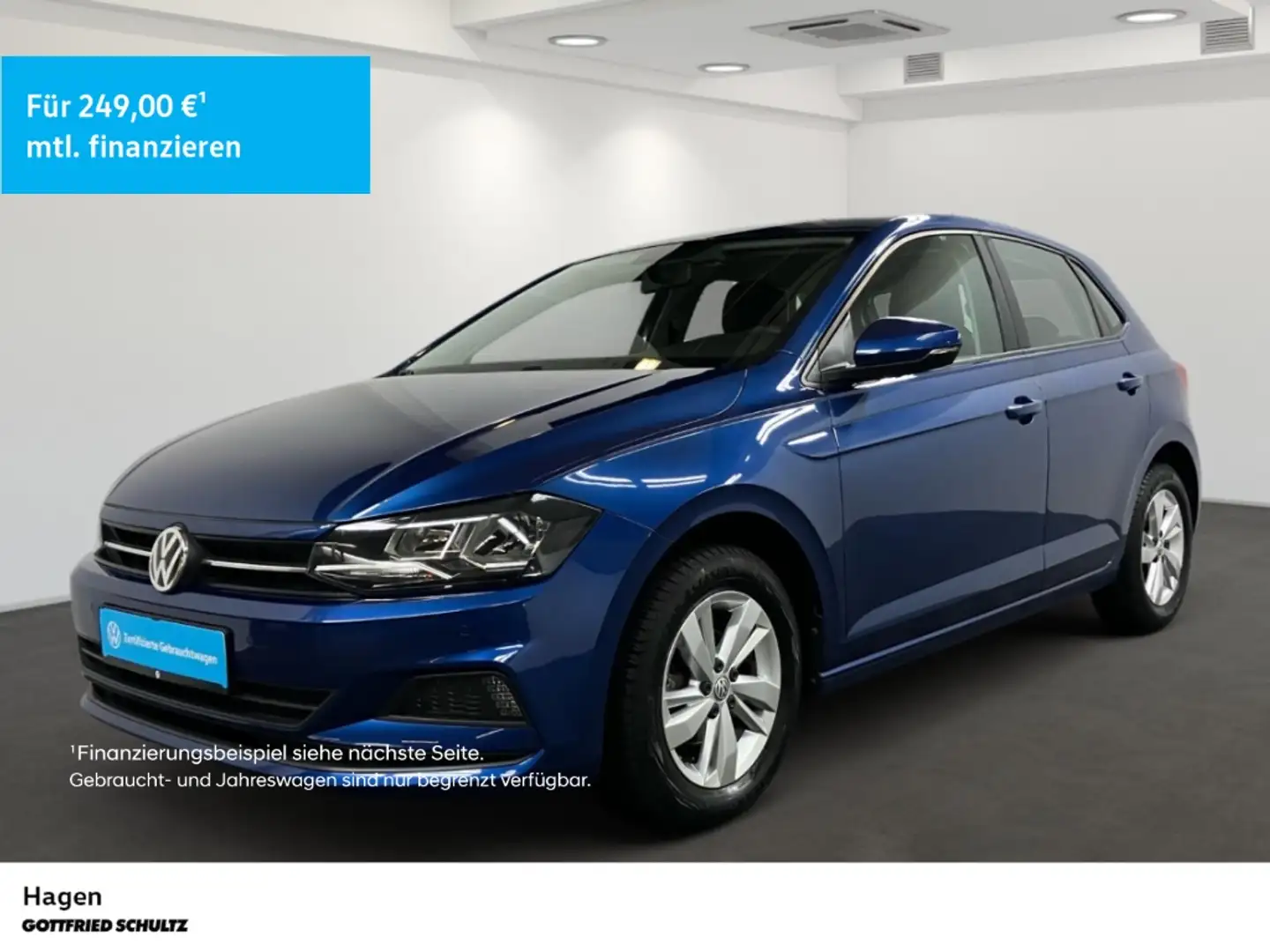 Volkswagen Polo 1.0 MPI MEDIA FSE BT KLIMA Comfortline Blau - 1