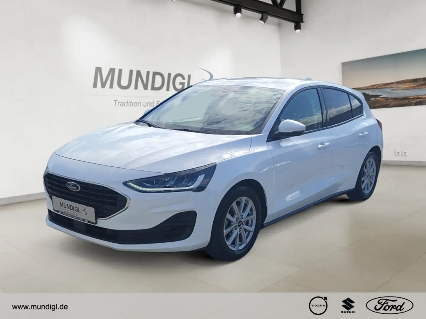 Ford Focus Cool & Connect 1.5 EcoBlue EU6d AHK-abnehmbar Navi Blanc - 1