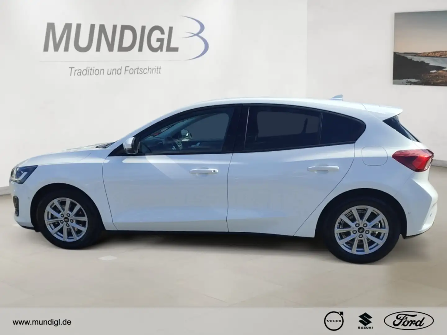 Ford Focus Cool & Connect 1.5 EcoBlue EU6d AHK-abnehmbar Navi Blanc - 2