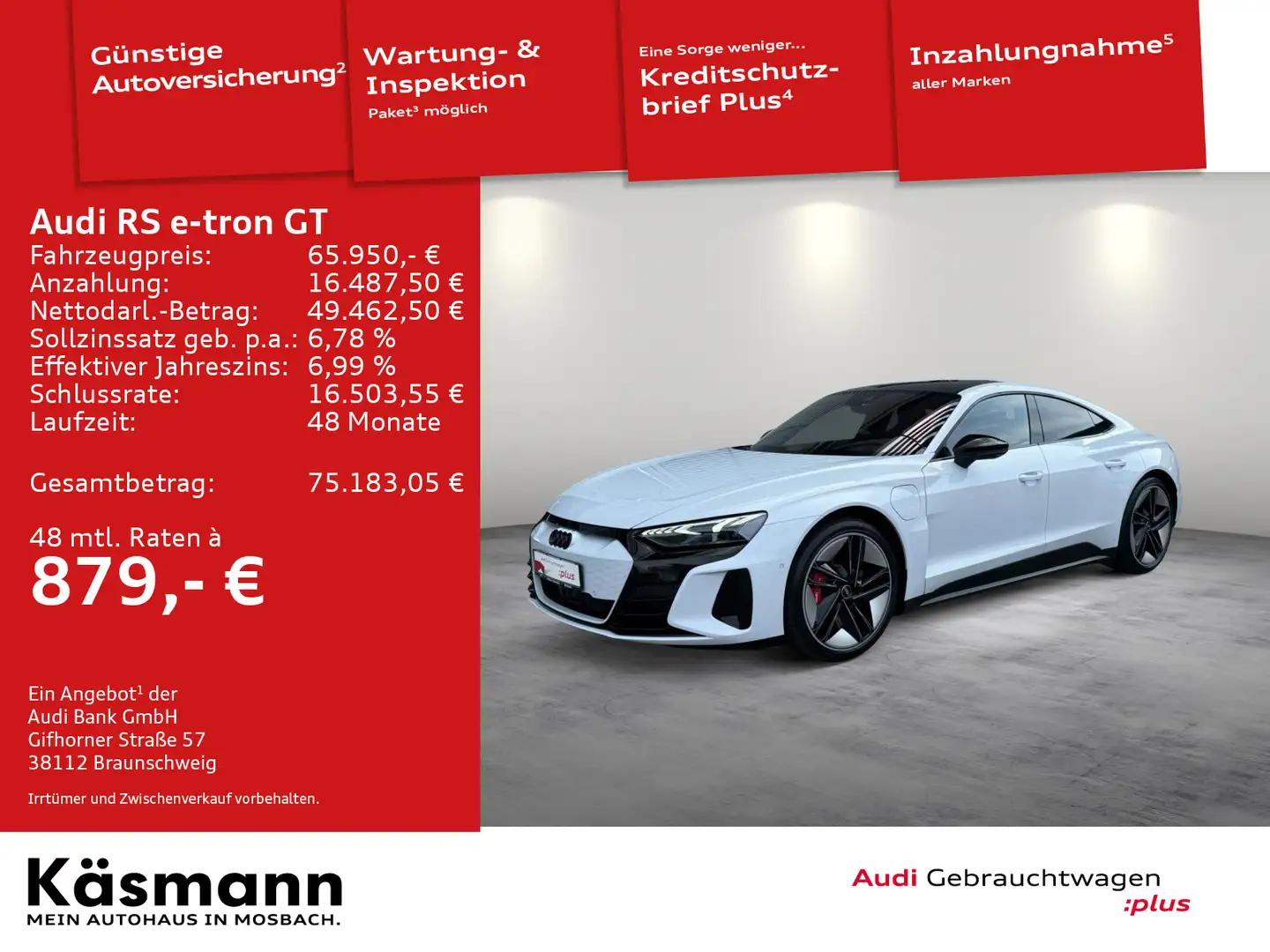 Audi RS e-tron GT MATRIX HUD PANO ALLRADL Gris - 1