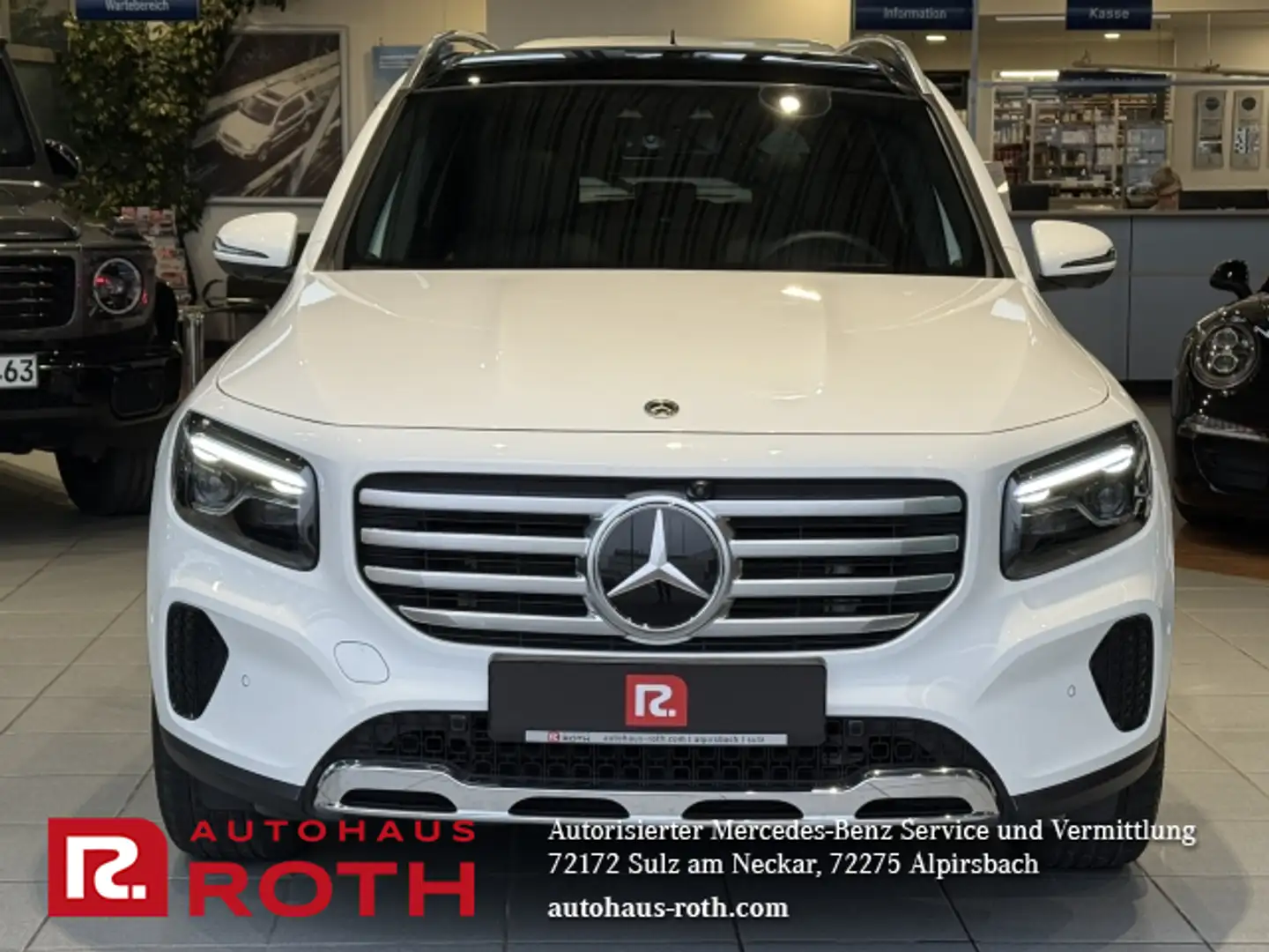 Mercedes-Benz GLB 220 GLB 220 d 4M AHK Distronic P-Dach MBeam 7 Sitze Alb - 2